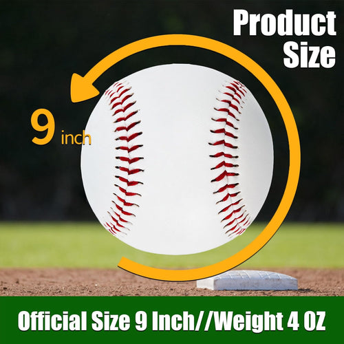 12 Balls Official Size Practice Training Baseballs